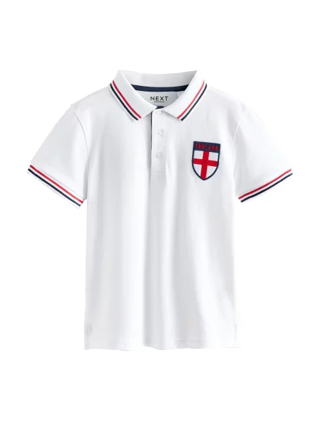 Next Tricou bleumarin / roșu alb