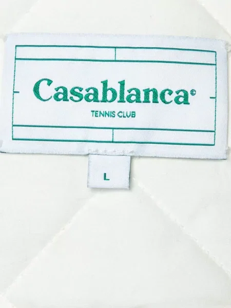 Matlasat geacă Casablanca alb