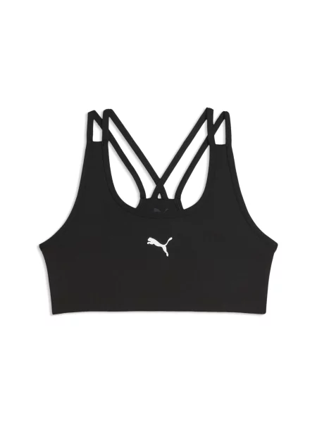 Młodzieżowy stanik sportowy Train All Day PUMA czarny