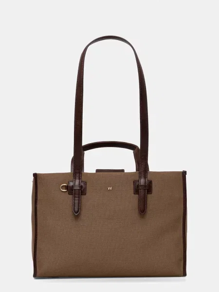 Weekend Max Mara torebka GIANNA brązowy