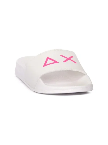 Papuci de casă Sun68 cu autograf alb