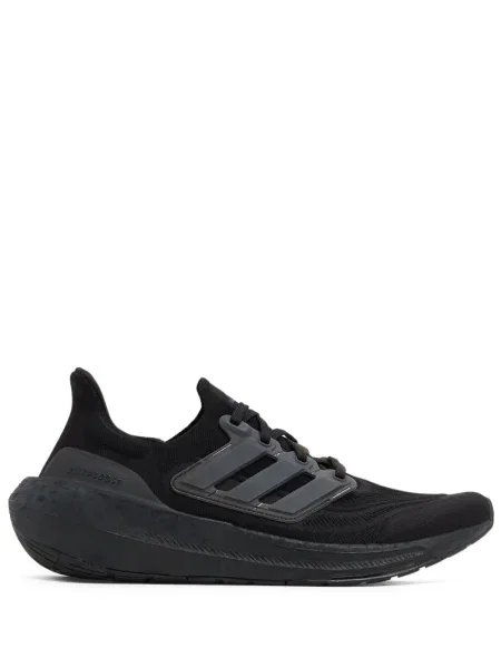 Ριγέ sneakers Adidas UltraBoost πεζοπορίας γκρι