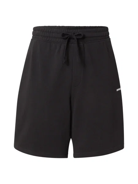 HUGO Pantaloni Dayono / alb negru