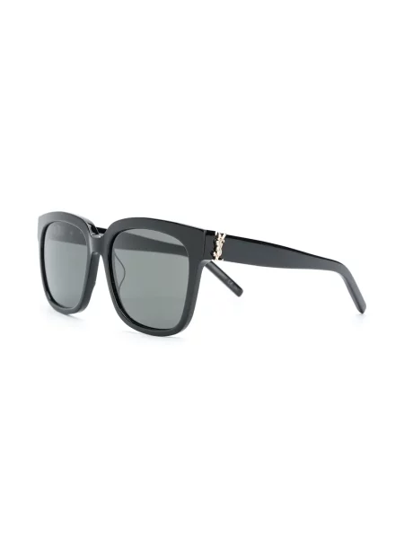 Velké sluneční brýle Saint Laurent Eyewear černé