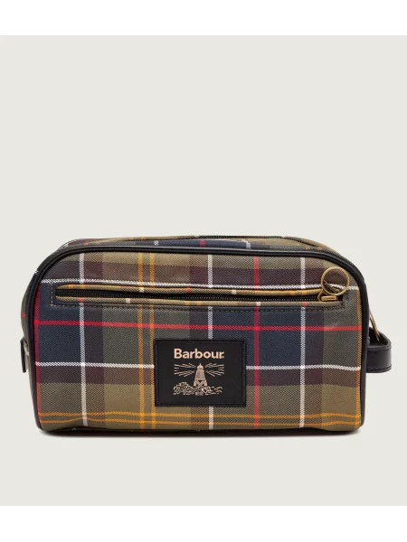 Pungă cosmetică Barbour verde