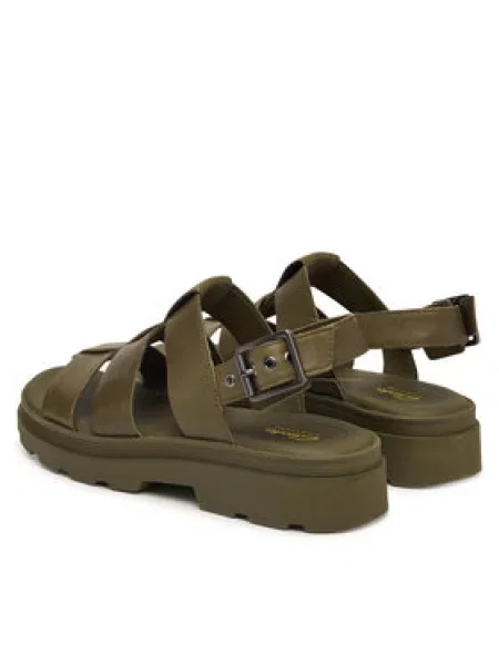Sandály Clarks zelené