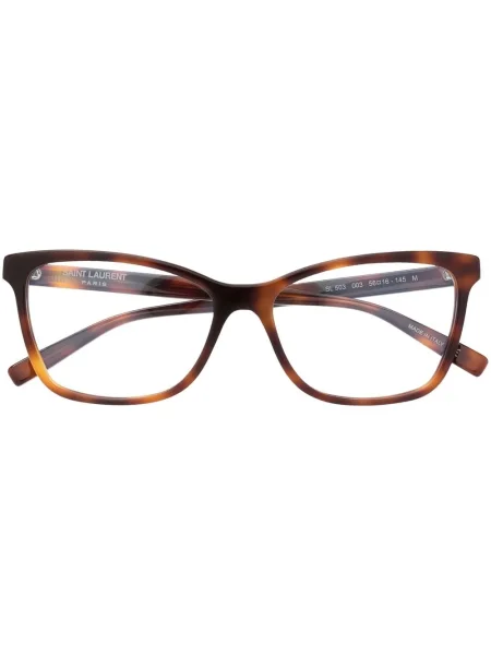 Ochelari de soare dreptunghiulari Saint Laurent Eyewear maro