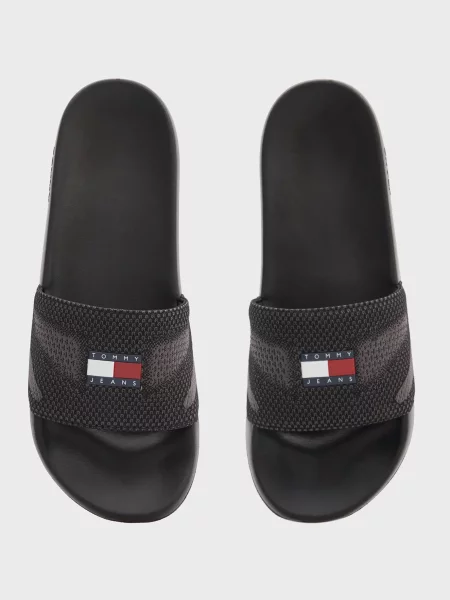 Шлепанцы Tommy Jeans черные