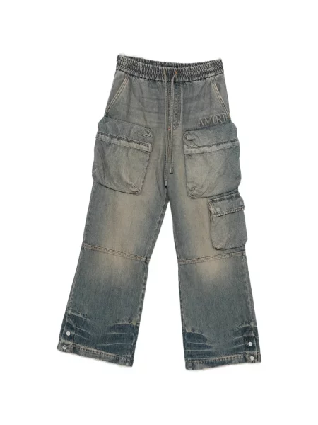 Pantaloni cargo Amiri cu cordon albastru