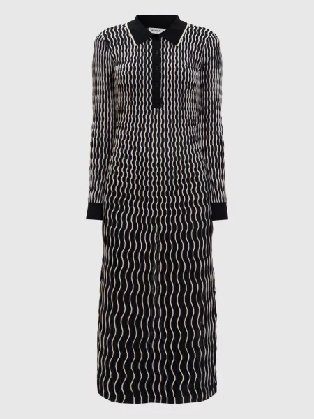 Сукня-поло Kassidy у візерунок Simkhai чорна