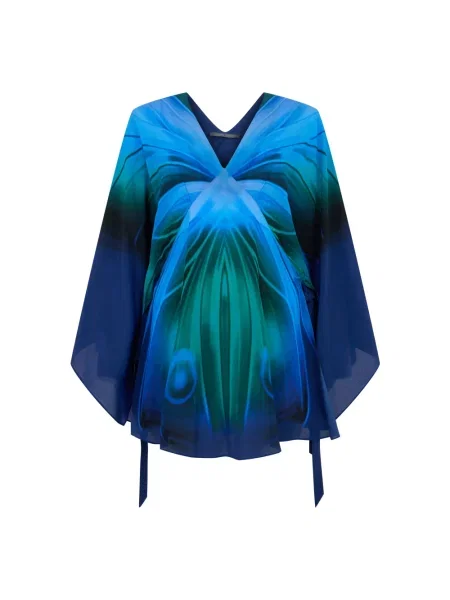 Top Alberta Ferretti niebieski