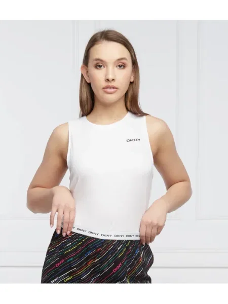 DKNY SLEEPWEAR Pijama alb