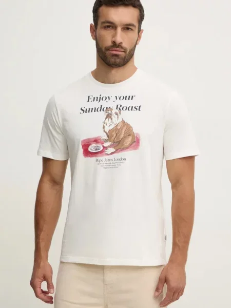 Pepe Jeans majica AXEL TEE bijela