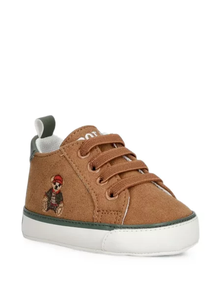 Koszulka polo dziecięca Polo Ralph Lauren brązowa