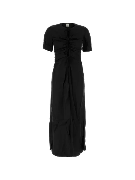 Rochie maxi Isabel Marant cu volane negru