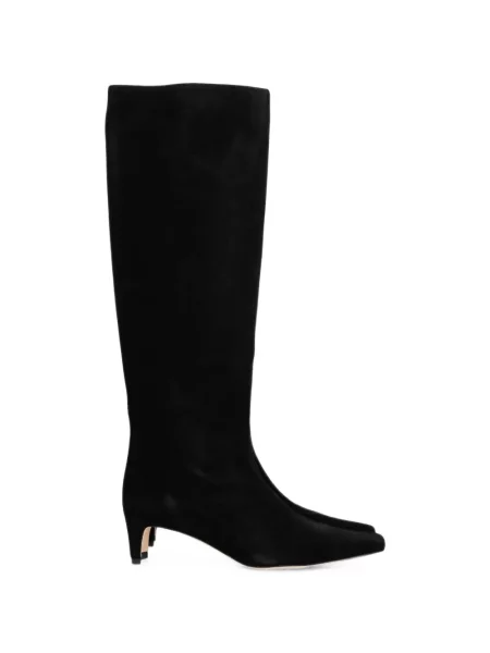 Botine Staud din piele de căprioară negru