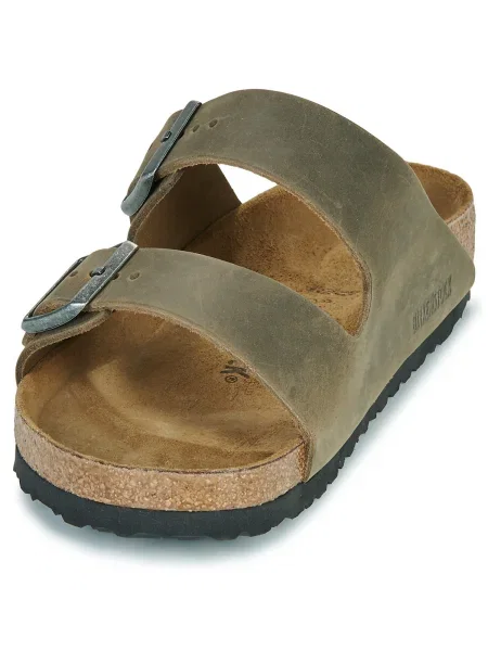 Pantofi Birkenstock din nubuc kaki