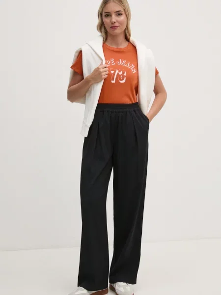 Pepe Jeans kratka majica GIGI oranžna