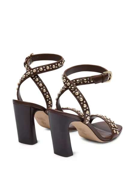 Sandale Stuart Weitzman din piele maro