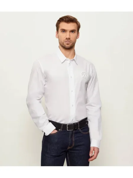 Versace Jeans Couture Cămașă EMBLEM alb