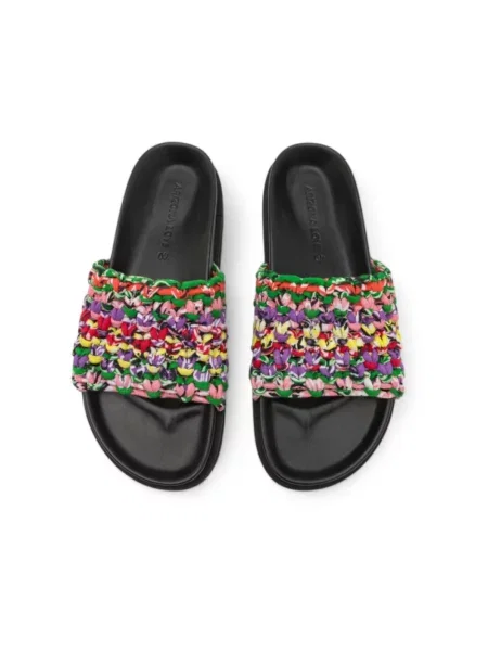 Klapki mules Arizona Love plecione czarne