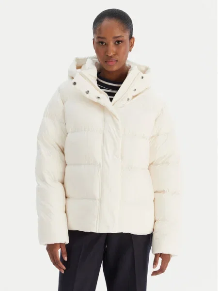 Tommy Hilfiger Пухено яке Екрю