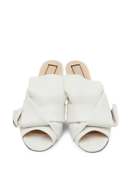 Papuci tip mules N°21 alb