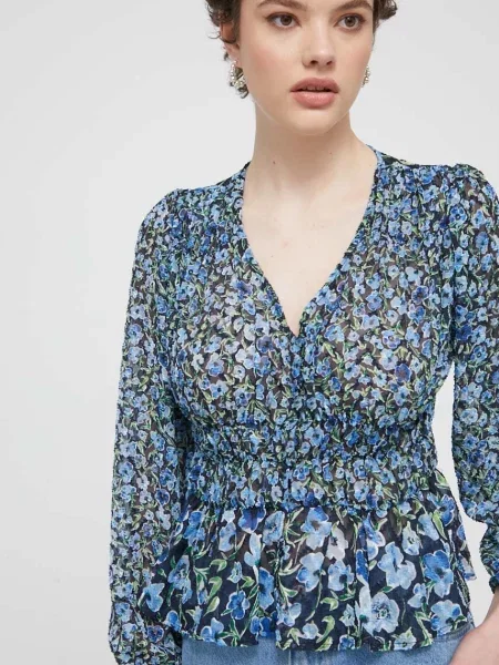 Пуловер Desigual синьо