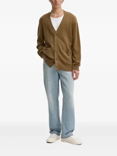 Cardigan Levi's® de catifea cord cu glugă cu buzunare cu nasturi negru