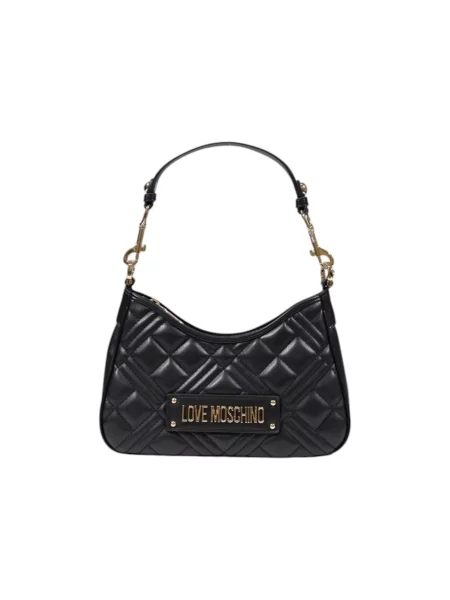 Pikowana torebka Love Moschino czarna