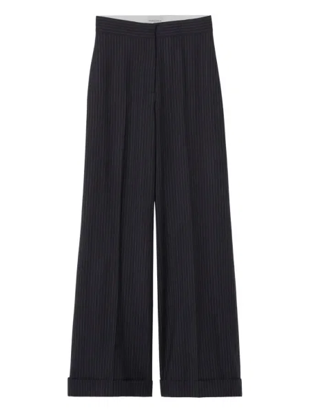 Spodnie Claudie Pierlot w paski niebieskie