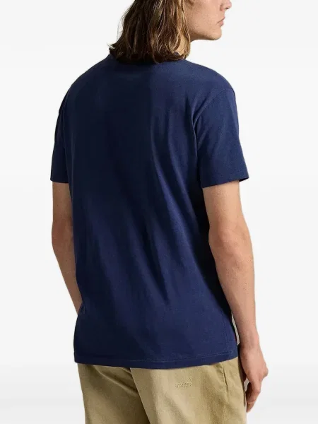 Kołnierzykowy polo Polo Ralph Lauren z frędzli w paski czerwone