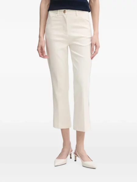 Decupat pantaloni Benetton alb