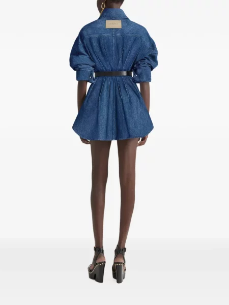 Rochie din denim Givenchy albastru
