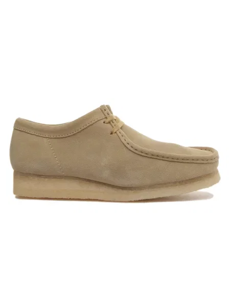 Półbuty Clarks zamszowe zielone