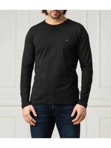 TOMMY HILFIGER Tricou bleumarin / roșu alb negru
