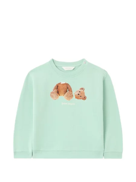 Bluza nierozpinana dziecięca Palm Angels zielona