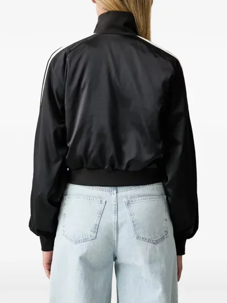 Hanorac Adidas cu dungi cu imagine plasă negru