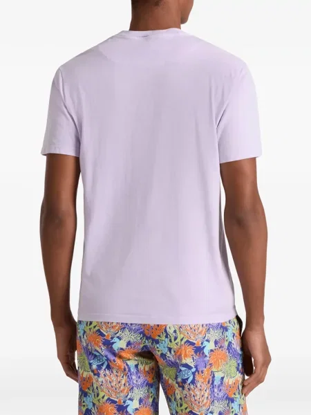 Tricou Vilebrequin cu broderie violet