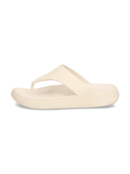 Pantofle Crocs béžové