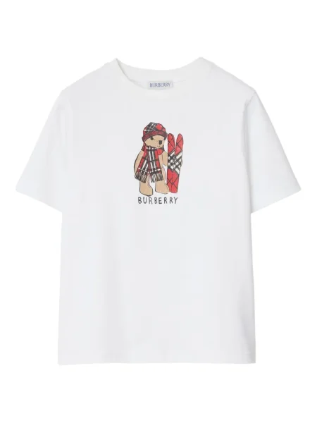 Koszulka dziecięca Burberry biała