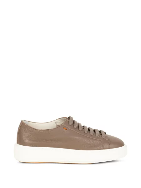 Fűzős bőr sneaker Santoni