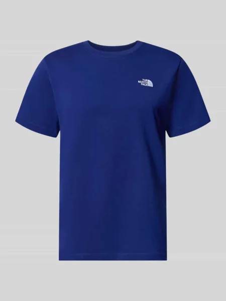 T-shirt o kroju regular fit z okrągłym dekoltem model EVOLUTION' The North Face niebieska