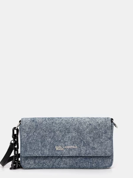 Karl Lagerfeld Jeans torebka jeansowa niebieska