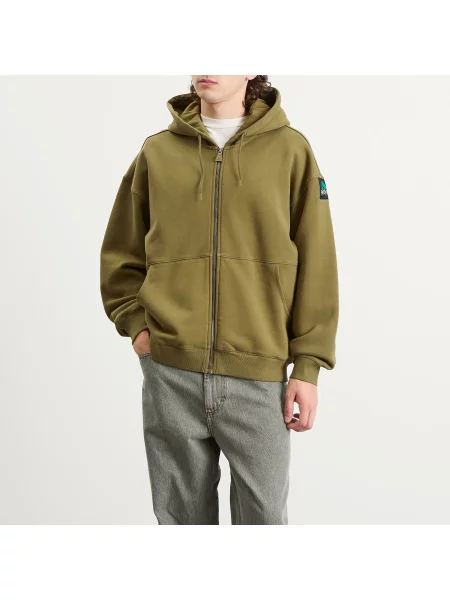 Bluza z kapturem Adidas oliwkowa
