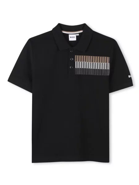 Koszulka polo dziecięca Bosswear czarna
