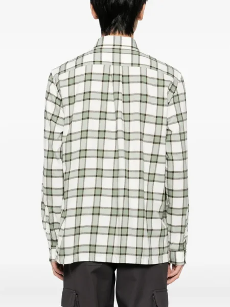 Košulja Lacoste karirana zelena