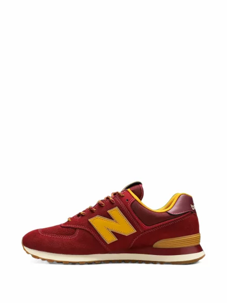 Маратонки New Balance 574 с принт червено