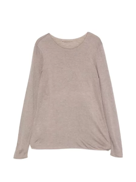 Lung tricou Purotatto maro