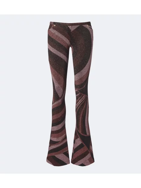 Leggings Pucci maro